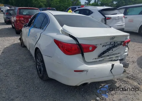 2015 Infiniti Q50 из США, поврежденный, VIN JN1BV7AP1FM355889